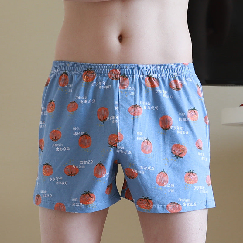 Men's Underwear Printed Loose Breathable Boxers