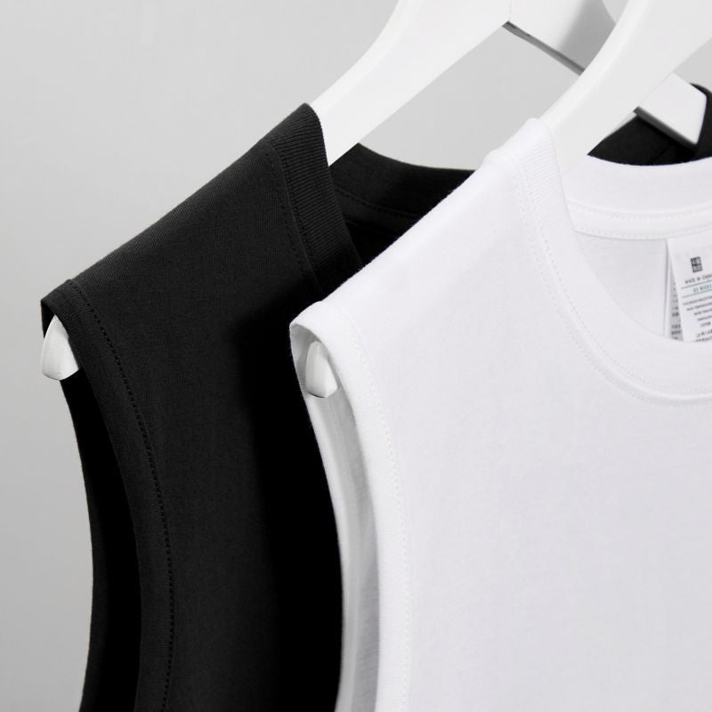 Cotton Vest Men's Vest Loose Breathable And Simple Casual