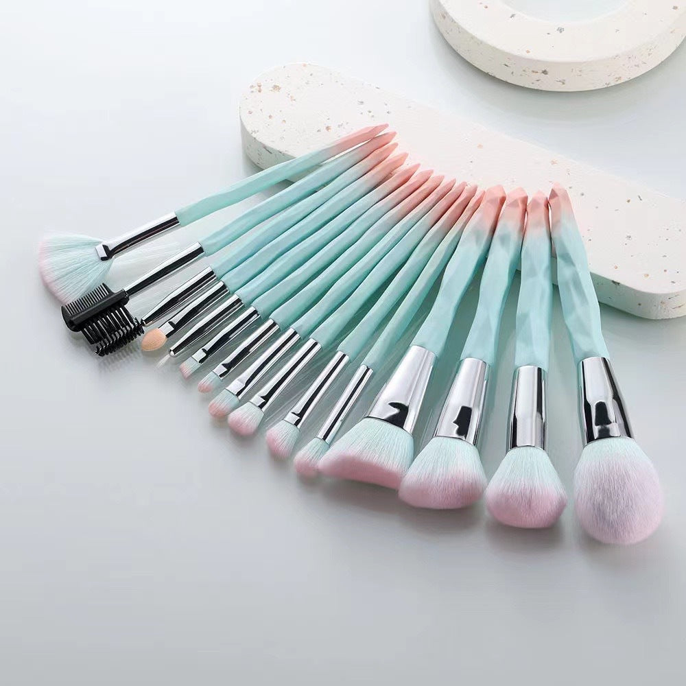 Makeup Brush Set – Nose Shadow, Wool Blush & Foundation Brushes Full Kit
