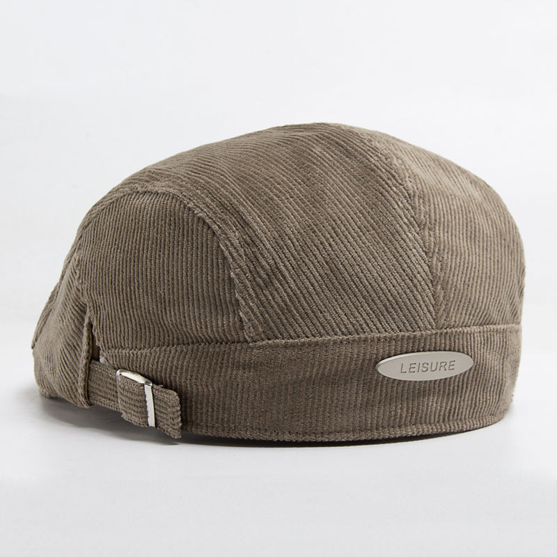 Autumn and Winter Corduroy Hat Set
