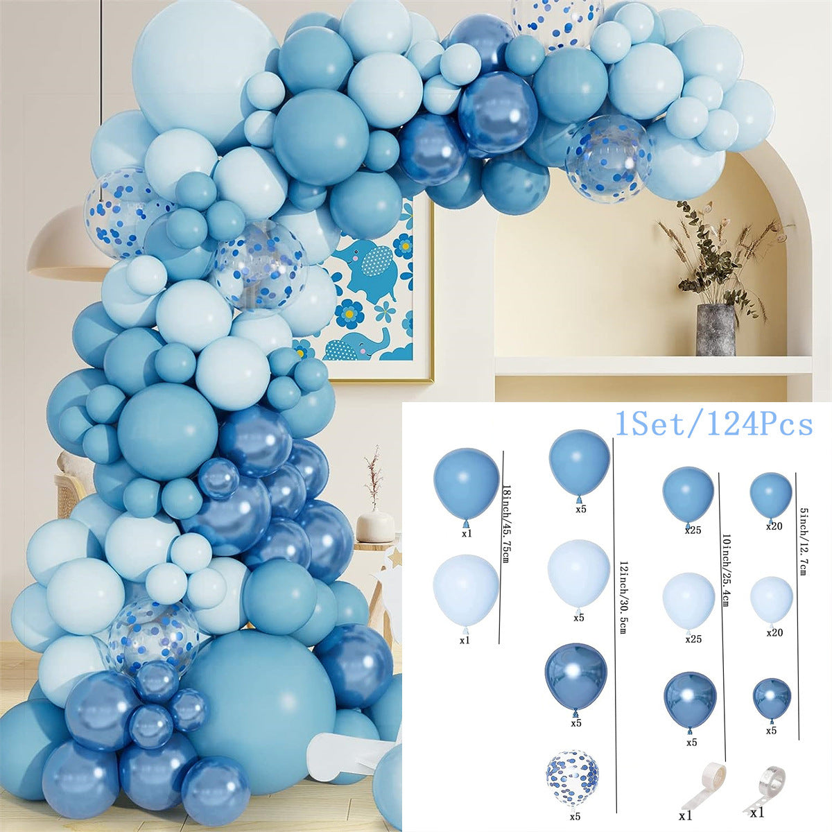 Party Balloon Layout Set Theme Decoration