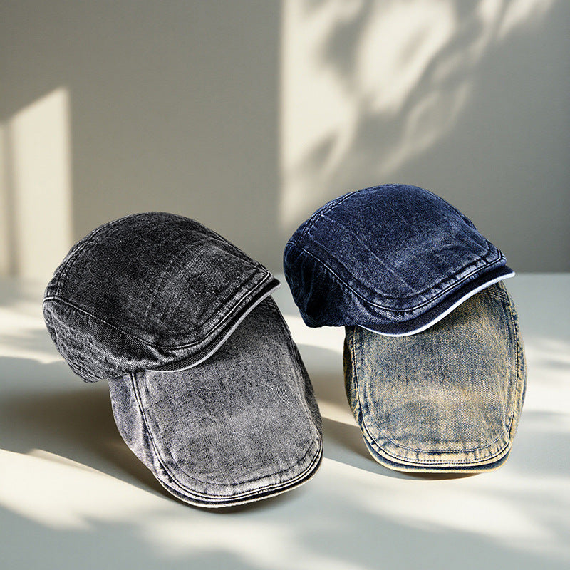 Spring Style Men's Denim Hats – South Korea Trend