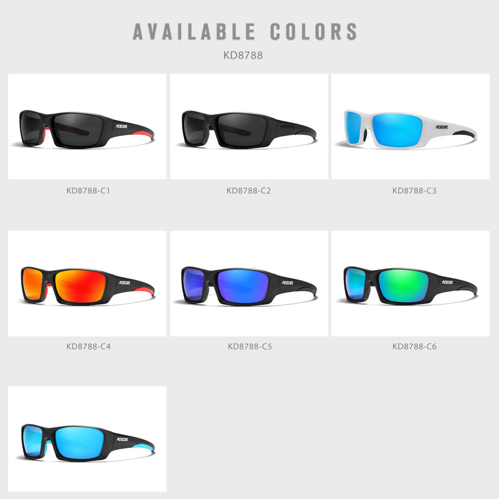 Ultralight Polarized Sports Sunglasses – Silicone Nose Pads