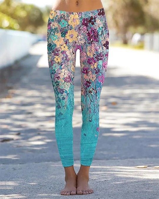 Women’s 3D Pattern Loose Yoga Pants – Temperament Commute Style