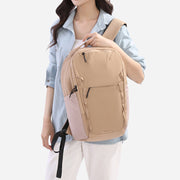 Unisex Leather Laptop Briefcase Solid Color Waterproof