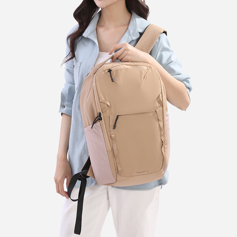 Unisex Leather Laptop Briefcase Solid Color Waterproof