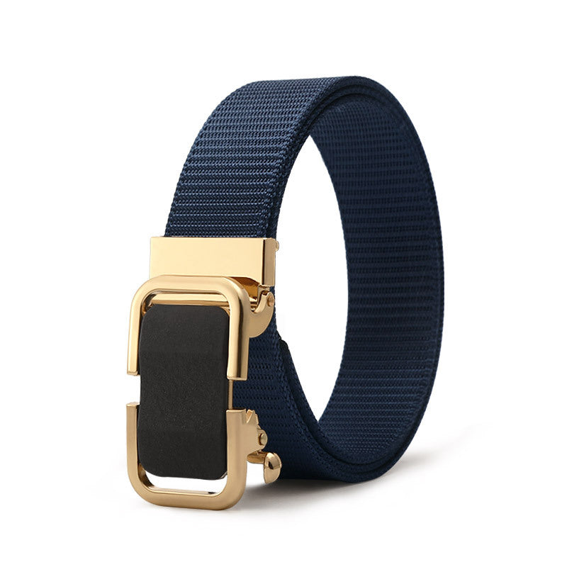 Men's Toothless Nylon Canvas Belt