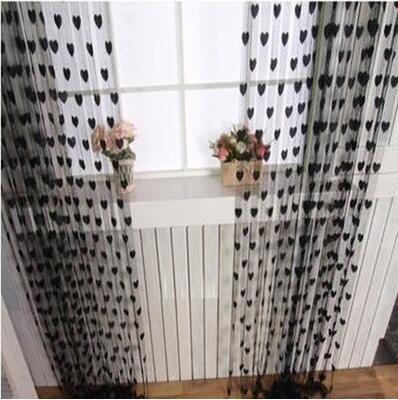 Modern Simple Polyester Love String Bead Curtain, 1x2m, Multiple Colors
