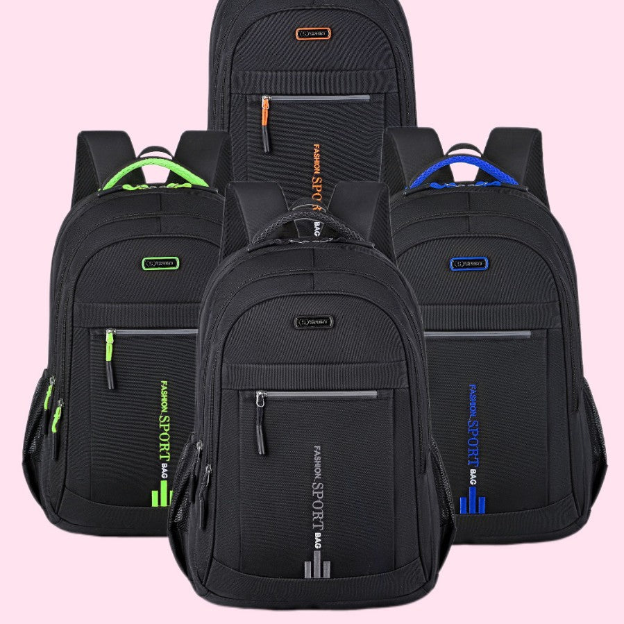 Unisex Polyester Laptop Backpack With Large Capacity