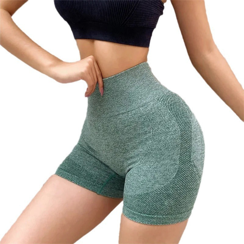 Women’s Fitness Shorts – High-Waist Compression, Breathable Stretch Yoga