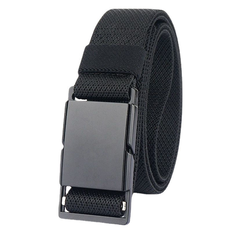 Metal Magnetic Buckle Casual Jeans Belt