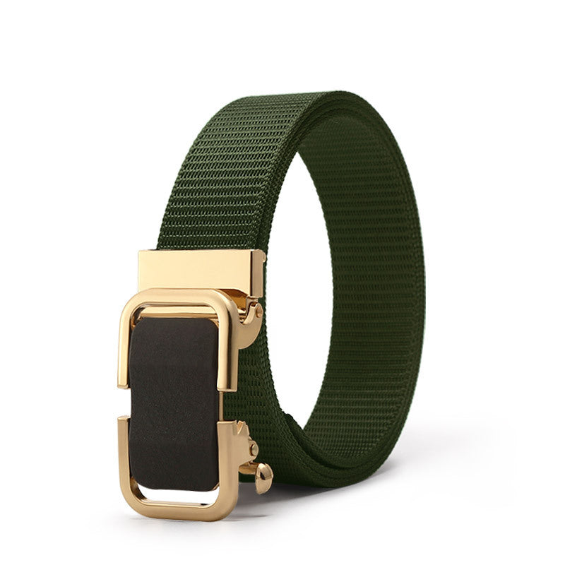 Men's Toothless Nylon Canvas Belt