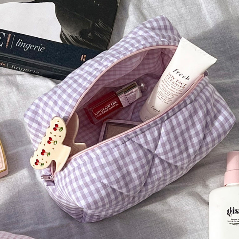 Floral Travel Makeup Bag – Multifunctional Large Capacity Cosmetic Organizer