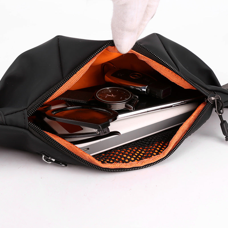 Men's Mini Waist Bag Lightweight Oxford Cloth Casual