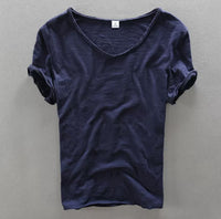 Navy Blue V Neck