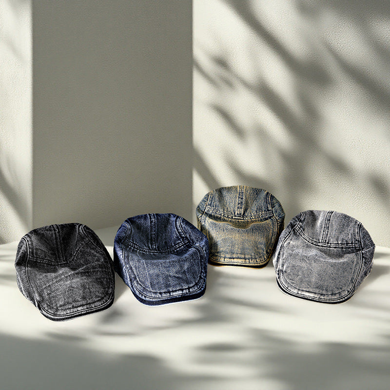 Spring Style Men's Denim Hats – South Korea Trend