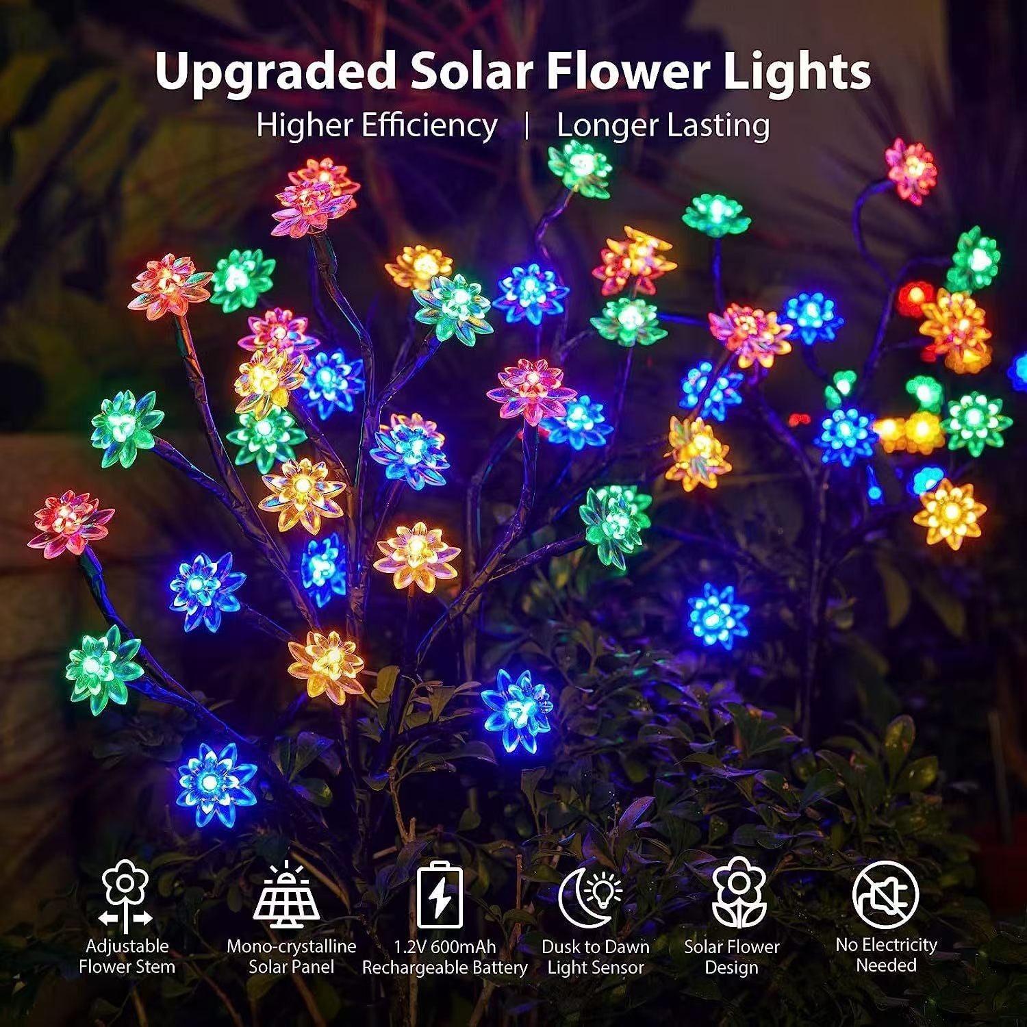 Outdoor Courtyard Solar LED Garden Ground Lamp