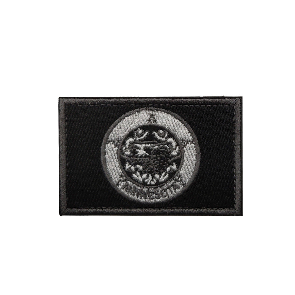 Embroidered Armband – Double-Sided Velcro Cloth Label for Uniforms
