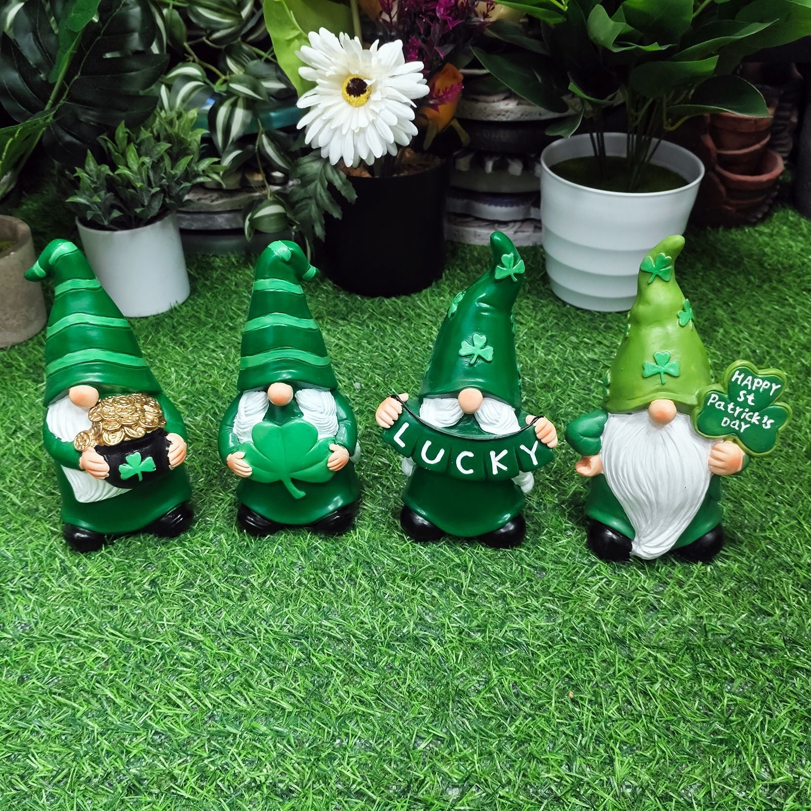 Garden Irish Resin Elf Ornament Crafts