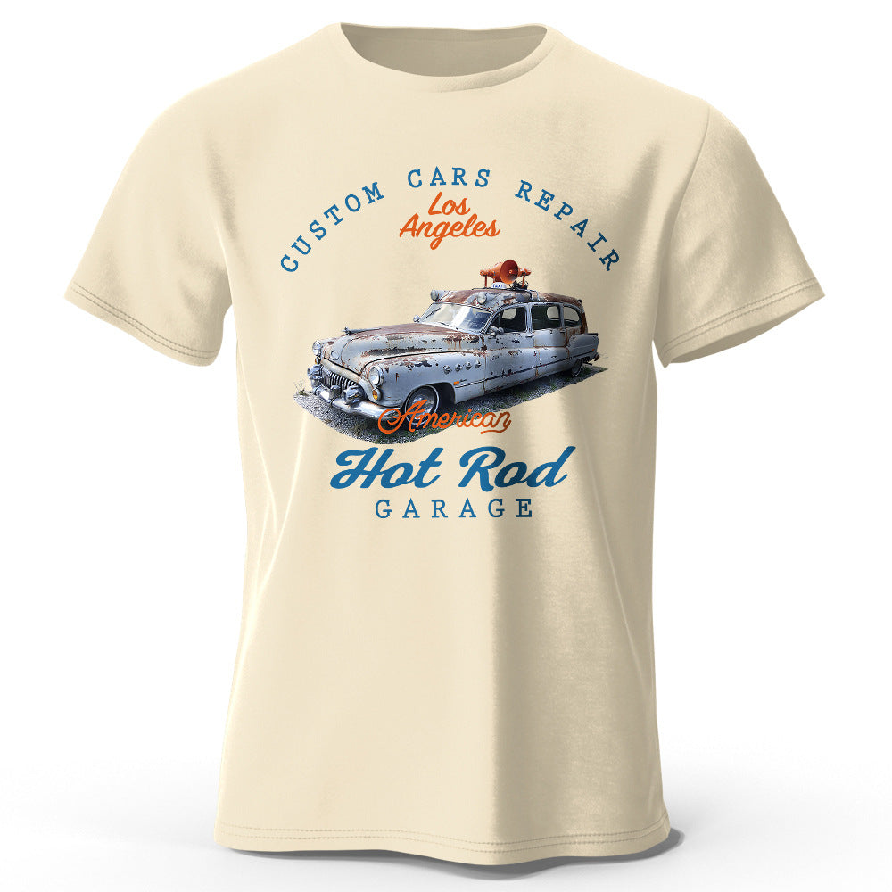 Car Club Patch Print Unisex T-shirt
