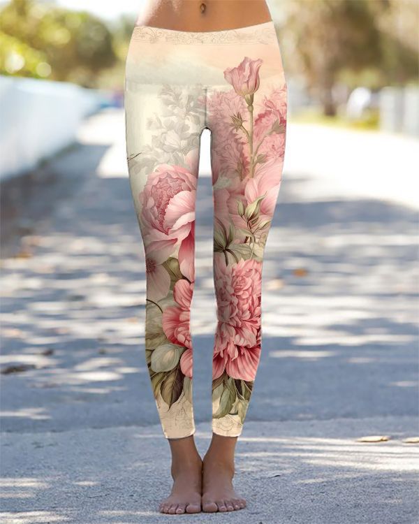 Women’s 3D Pattern Loose Yoga Pants – Temperament Commute Style