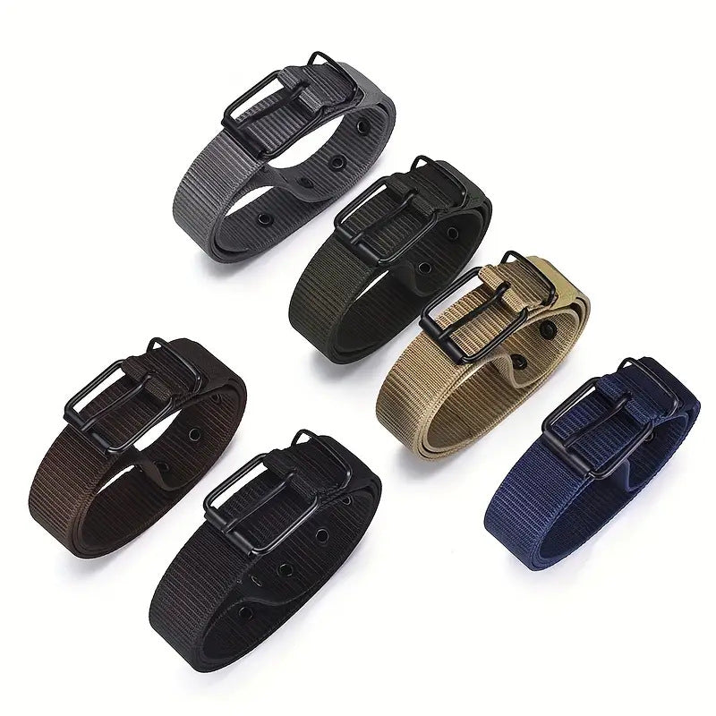 Men's Woven Nylon Pants Belt