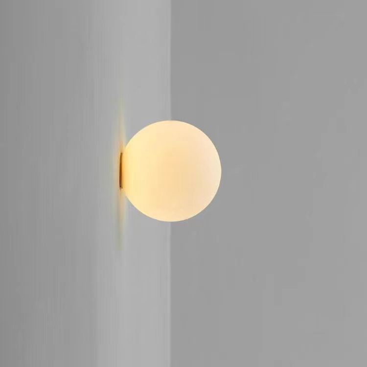 Ball Minimalist Designer Model Glass Wall Lamp