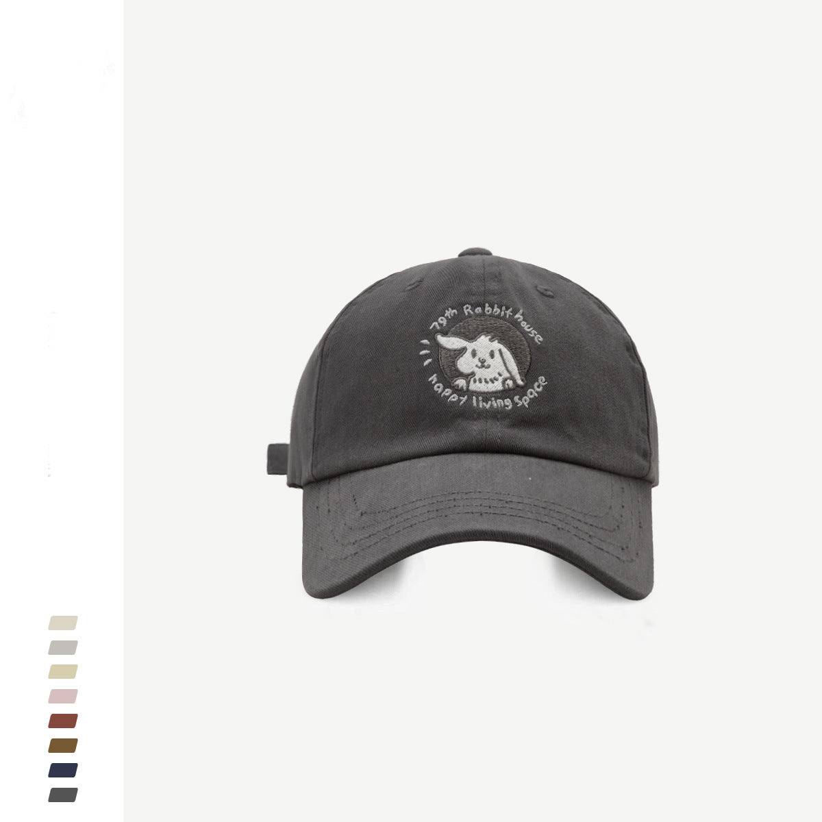 Hat Female Sweet Cute Rabbit Embroidered Baseball Cap