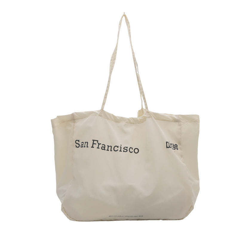 Fashion Large Capacity Letter Tote Bag For Women