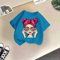 Hole Blue Pink Glasses
