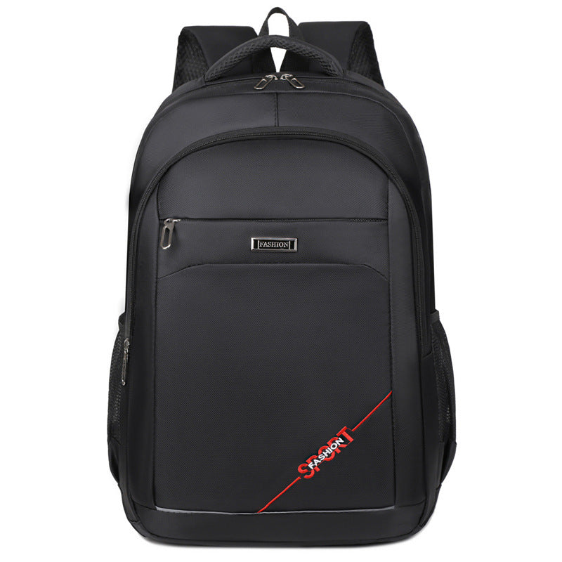 Men's Oxford Cloth Leisure Backpack Slim Fit Large Capacity