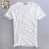 Beige V Neck
