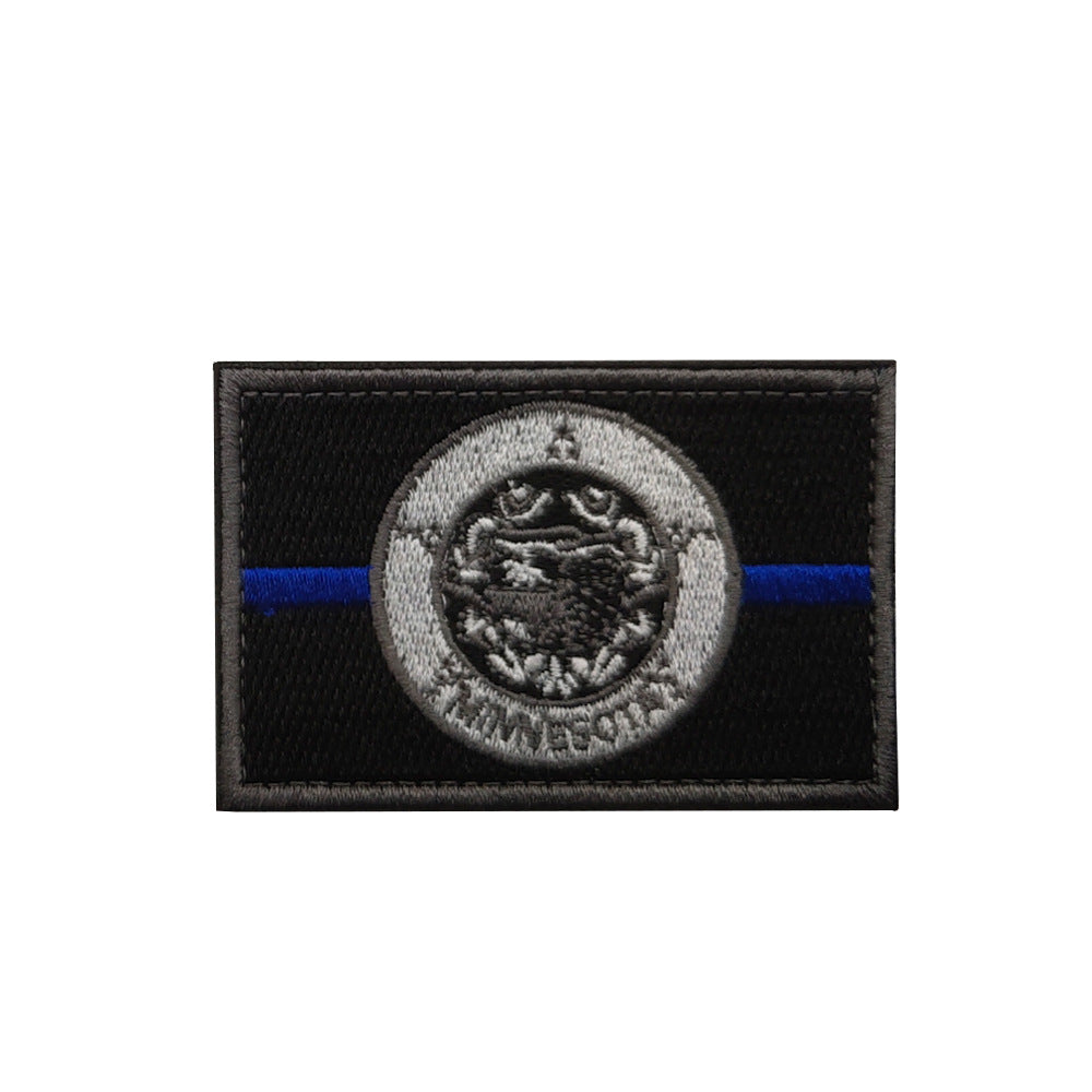Embroidered Armband – Double-Sided Velcro Cloth Label for Uniforms