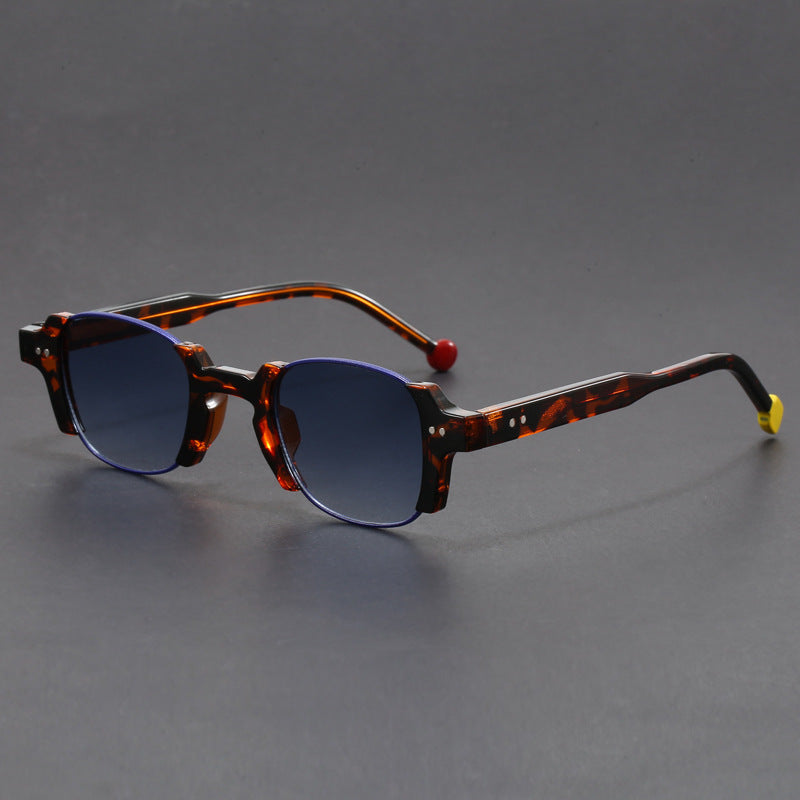 Retro Square Frame Sunglasses