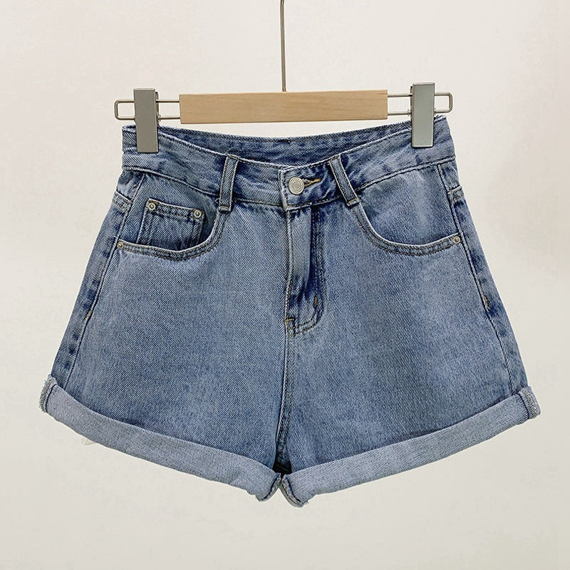 Denim Shorts for Women – Summer Cutoffs, Comfy Stretch, Casual Fit