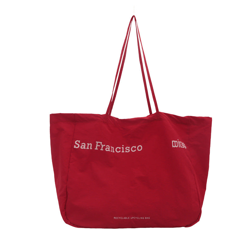 Fashion Large Capacity Letter Tote Bag For Women