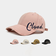 Adjustable Cotton Dome Peaked Children’s Baseball Cap with Side Letter Embroidery