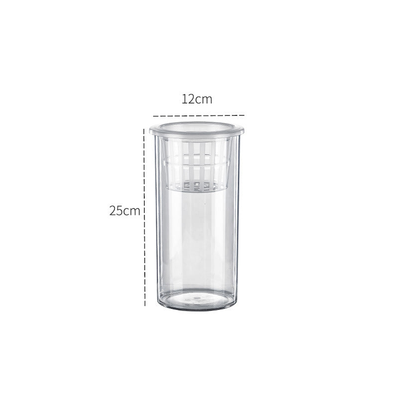 Living Room Micro Landscape Desktop Ecological Pot Transparent Plastic Creative Decoration Fish Tank
