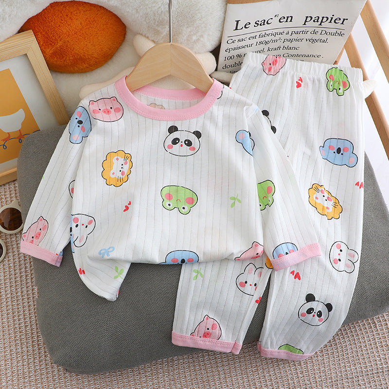 Children's Long-sleeved Trousers Homewear Suit