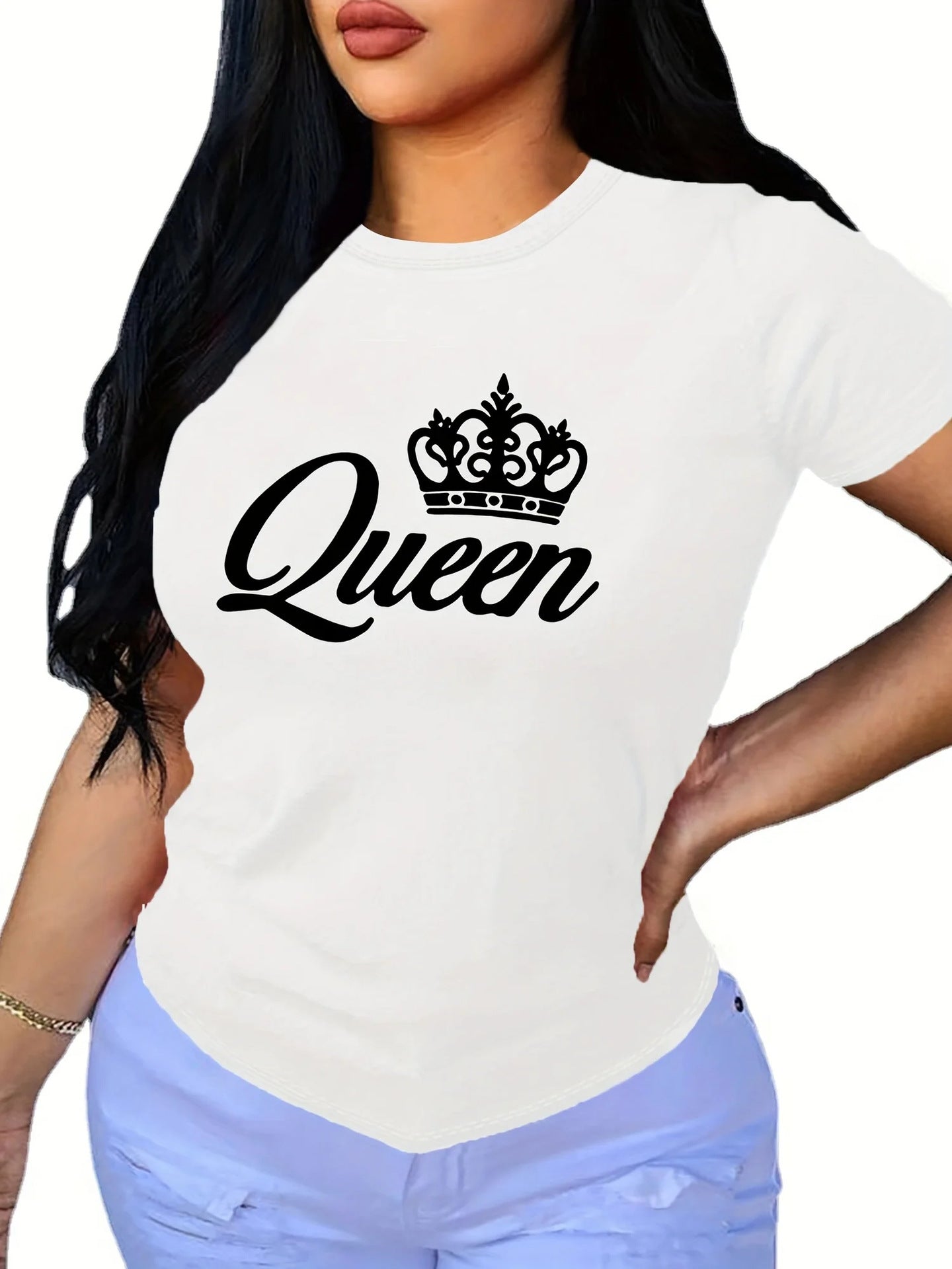 European And American Style Women Fashion Casual T-shirt