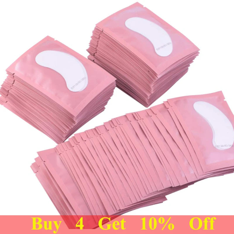 100pairs eye patches eyelash extension under eyelashes fake lashes