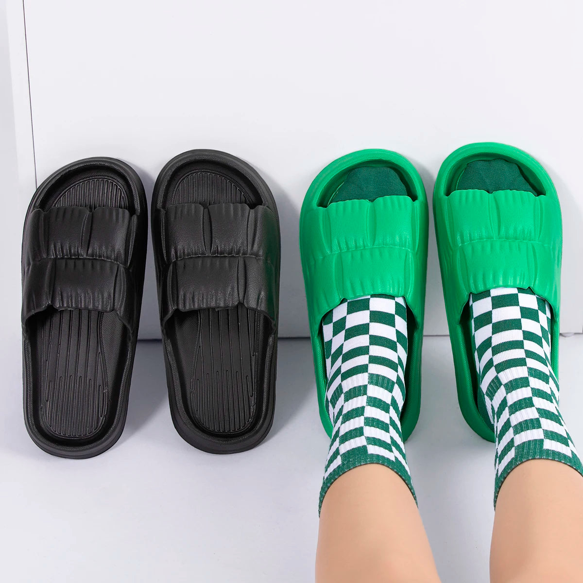 2023 Women Soft Sole Cloud Slippers Makapal na Platform Indoor Outdoor 