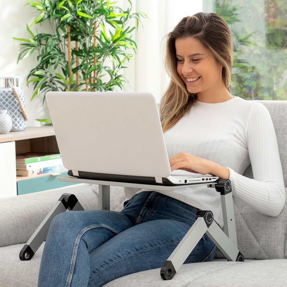 Adjustable Multi-Position Laptop Table – Omnible by InnovaGoods