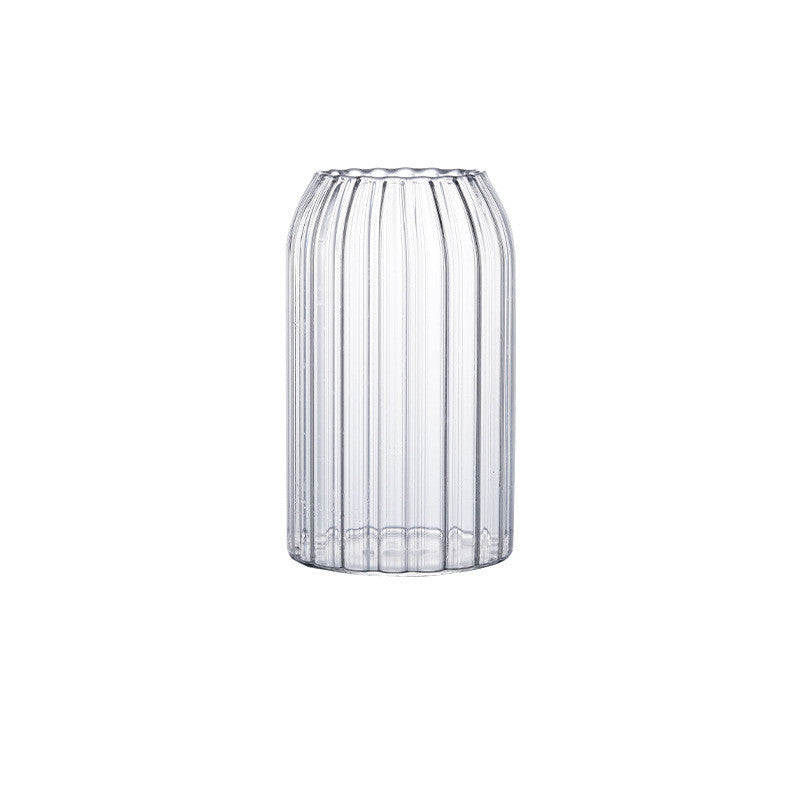 Striped Heat-resistant Coffee Tumbler