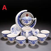 Blue And White Ceramic Creative Teapot Teacup Set