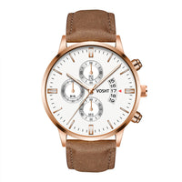 Rose gold brown