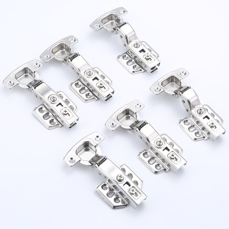 Stainless Steel Cabinet Door Hinge Closet Door Hinge Mute Damping Cushion Hinge Stainless Steel Hinge