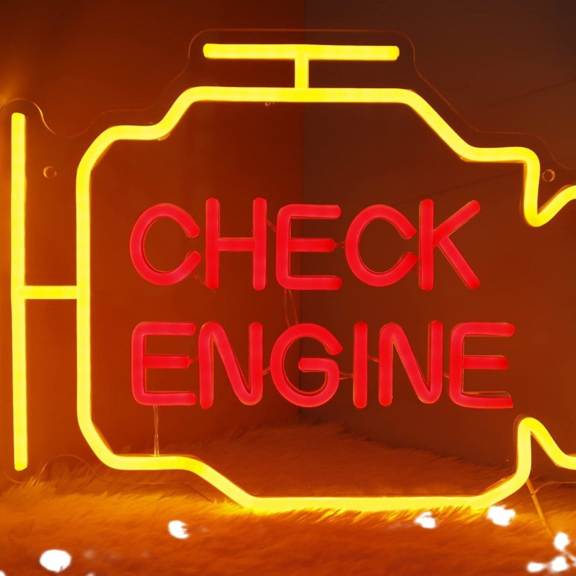 Engine Car Repair Personalized Picture LED Decoration