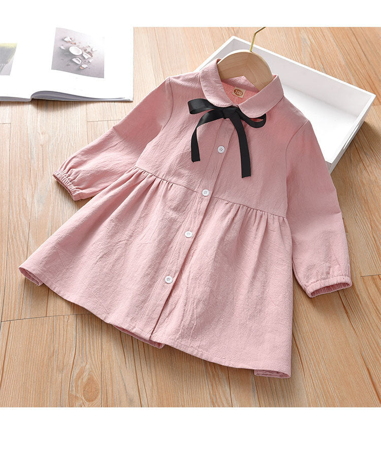 Girls Cotton Western Style Shirt Dress Regular Fit Outfit