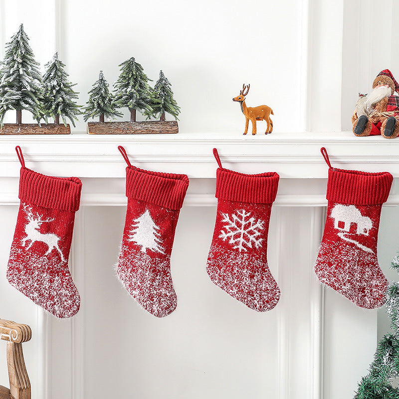 New Decorative Pendant Gift Bag Christmas Socks